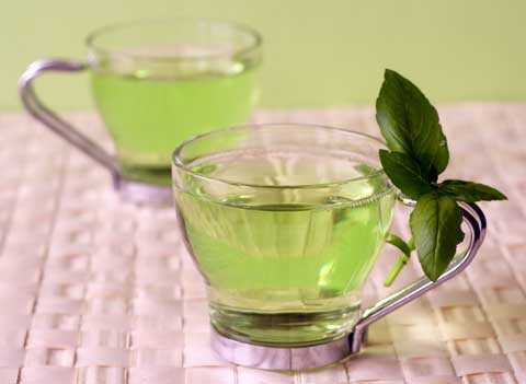 кружка зеленого чая